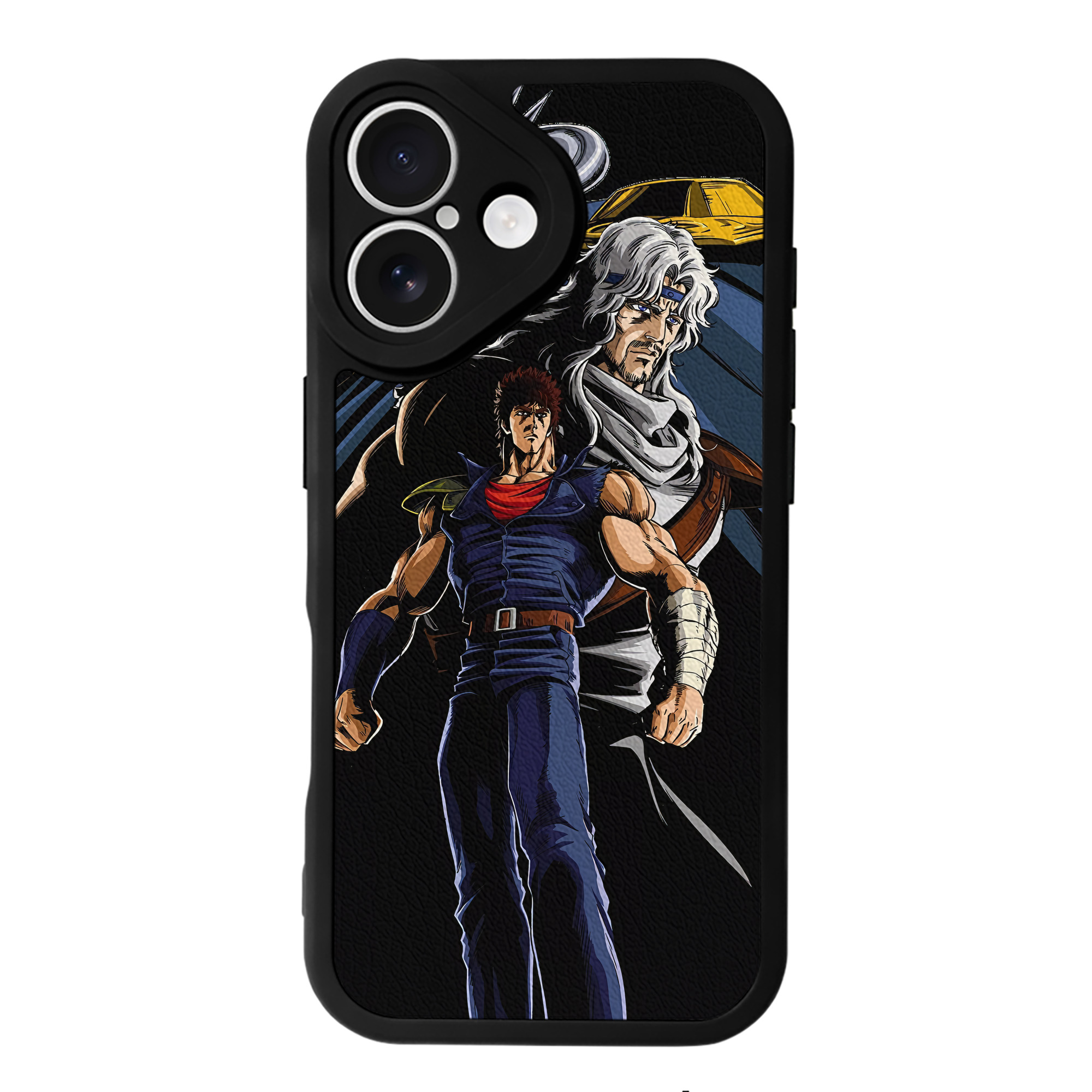 （画像用） 北斗の拳 Fist of the North Star 【iPhone 16シリーズ対応】シリコンスマホケース（レザー調） 材質：シリコン